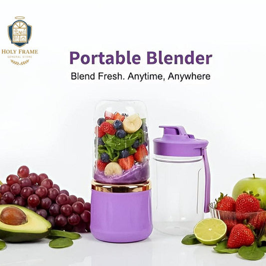 FRUITY Portable Electric Juice Maker | Milk shaker | Rechargeable 4 Blades